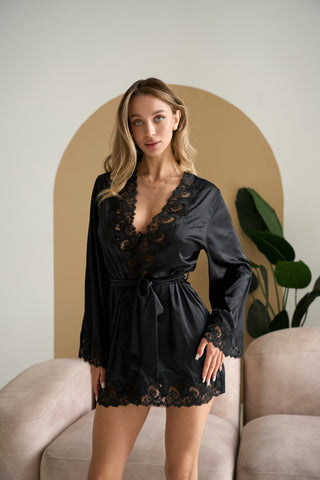 Халат "Ritzy" | чорний