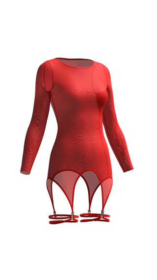 Боді "Insatiable" | червоний